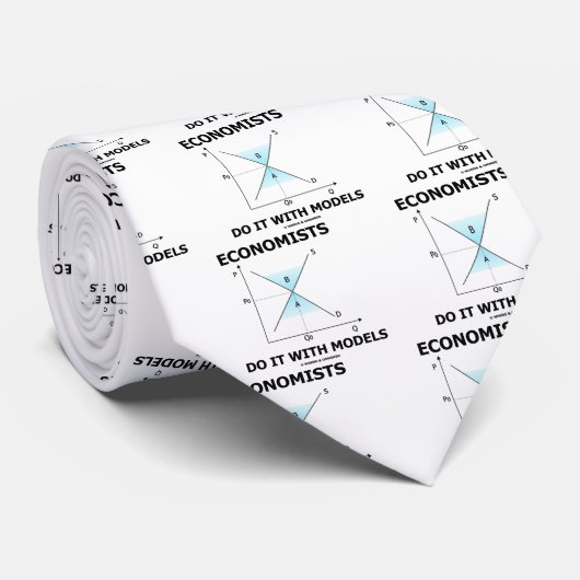 経済学者はモデル(経済学のユーモア)でそれをする ネクタイ (ロール)