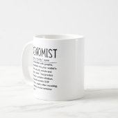 経済学者 コーヒーマグカップ (正面左)