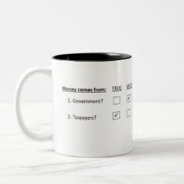 経済学101: Mug by Broadskilling ツートーンマグカップ