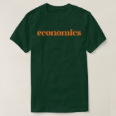 経済学2 Tシャツ (デザイン正面)