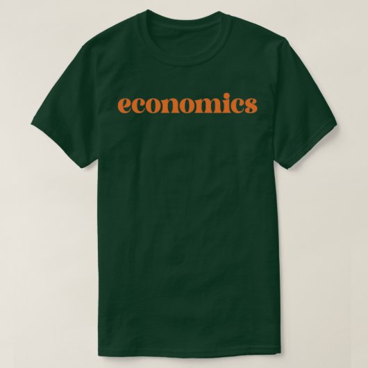 経済学2 Tシャツ (デザイン正面)