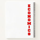 経済学 ノートブック (裏面)