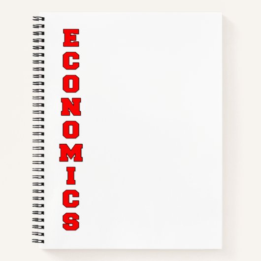 経済学 ノートブック (正面)