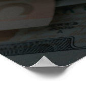 経済的に無料 – 受動的な収入と費用 ポスター (角)