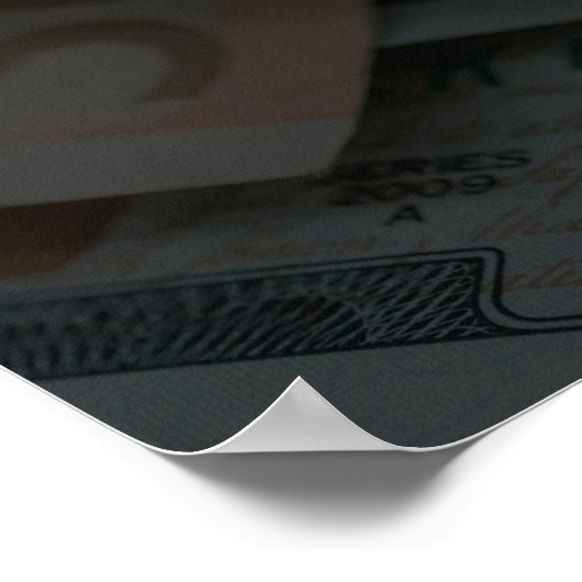 経済的に無料 – 受動的な収入と費用 ポスター (角)