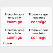 経済農業 長方形シール (シート)