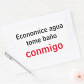 経済農業 長方形シール (封筒)