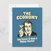 経済：マルティーニ中旬 ポストカード (正面/裏面)