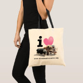 経済Iの<3ブタのトート トートバッグ (正面(商品))