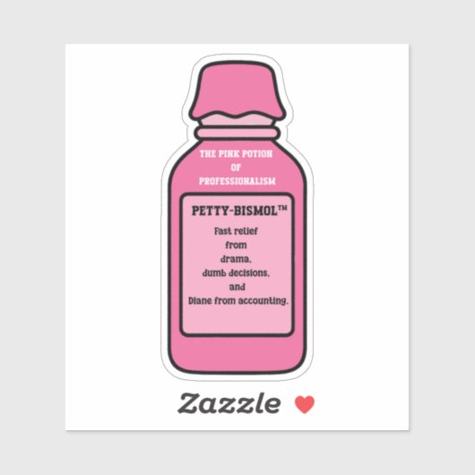 経理のダイアン Petty-Bismol ステッカー シール (シート)