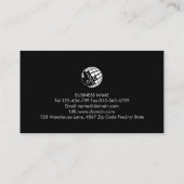 経理財務 名刺 (裏面)