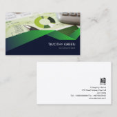 経理財務 名刺 (正面/裏面)