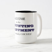 経理部のマグ ツートーンマグカップ (正面右)