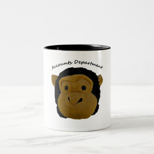 経理部の重荷マグカップ ツートーンマグカップ (中央)