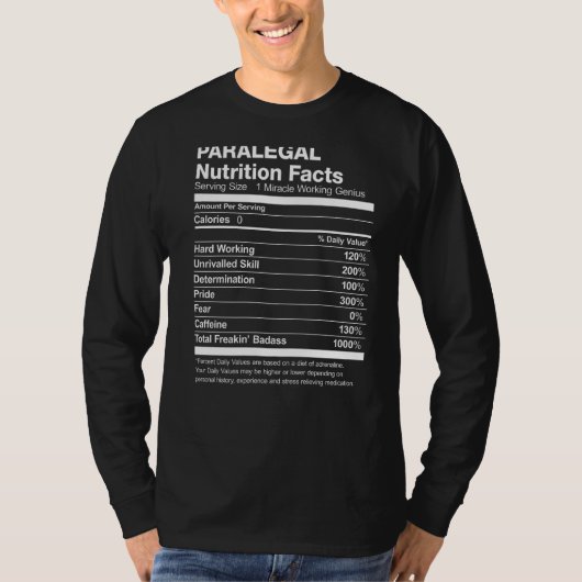 経産栄養事実おもしろい Tシャツ (正面)