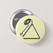 経糸ガイドのYes、私は三角形を遊びます! 缶バッジ (正面&裏面)