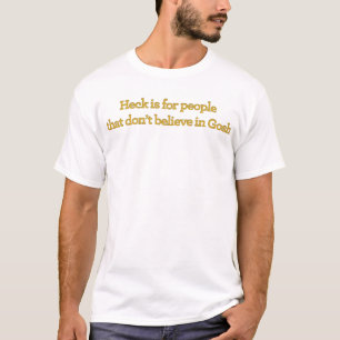 経糸ガイドはおやっ信じてはいけない人々のためです Tシャツ