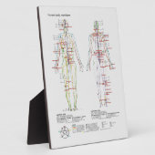 経線中国の図 フォトプラーク (側面)