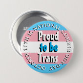 経誇りを持った過、国家来の外出日 缶バッジ (正面&裏面)