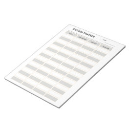 経費トラッカー ノートパッド