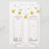 経費収入と救追跡予算   便箋 (正面/裏面)