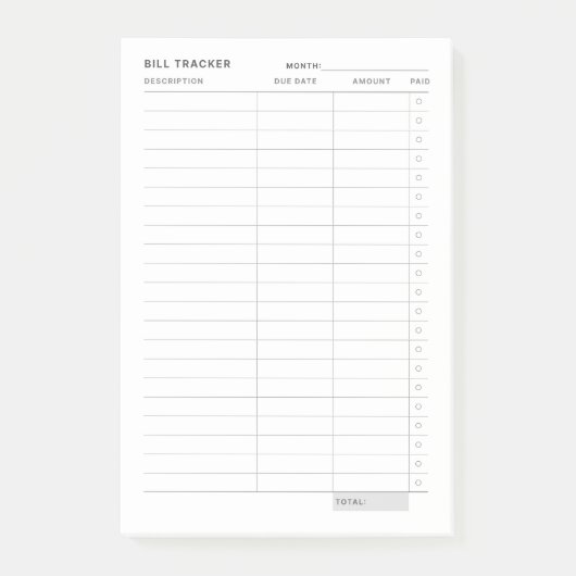 経費追跡 ポストイット (正面)