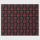 経験される60年は誕生日を個人化します ラッピングペーパー (フラット)