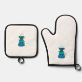 経験を味わう 鍋つかみ&鍋敷きセット (正面)