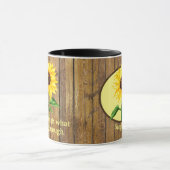 経験を通じて成長すやる気を起こさせるる マグカップ (中央)