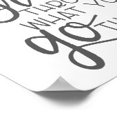 経験を通じて成長する引用文ポスター ポスター (角)