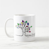 経験を通じて成長する コーヒーマグカップ (左)