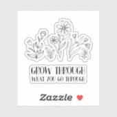 経験を通じて成長する シール (シート)