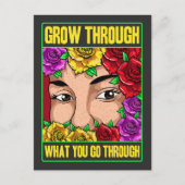 経験を通じて成長する ポストカード (正面)