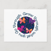 経験を通じて成長する ポストカード (正面)