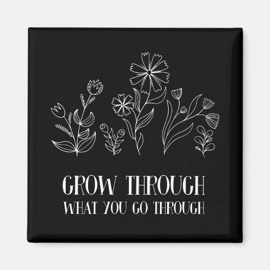 経験を通じて成長する マグネット (正面)