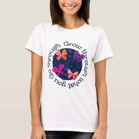 経験を通じて成長する Tシャツ (正面)