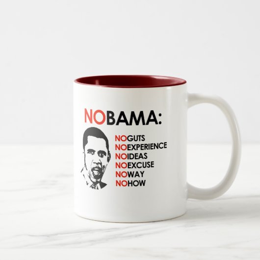 経験無し、NOBAMA ツートーンマグカップ (右)