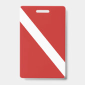 経験豊富なダイバーのためのスキューバインストラクターラベル バッジ (Back)