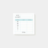 経験豊富な銀行予算引き出しポストイットノート ポストイット (正面)