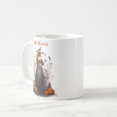 経験豊富な魔法:ハロウィーン魔女カップ コーヒーマグカップ (正面左)