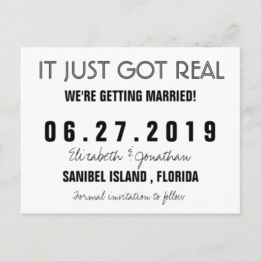 結おもしろい婚で得日を守る 案内ポストカード (正面)