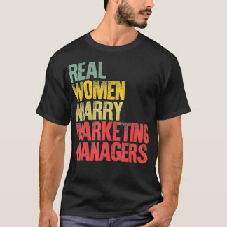 結おもしろい婚実在女がマーケティング管理者 Tシャツ