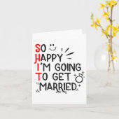 結おもしろい婚笑わされる贈新婦結婚 カード (黄色い花)