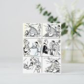 結おもしろい婚/デートすること人間関係周期 ポストカード (スタンド正面)