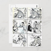 結おもしろい婚/デートすること人間関係周期 ポストカード (正面/裏面)