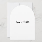 結おもしろい果の自由の離婚 招待状 (裏面)