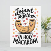 結おもしろい結婚婚婚約 カード (スタンド正面)