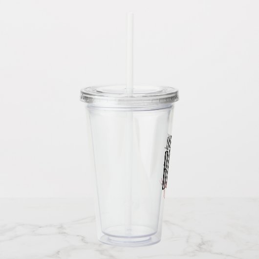 結はっきりした婚パーティー「花嫁の父」 アクリルタンブラー (右)