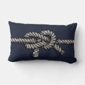 結ばれた航海のなロープ ランバークッション (裏面)