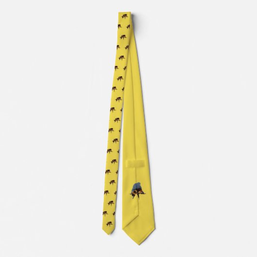 結ばれる"蜂"への適合 ネクタイ (裏面)